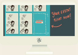 Upload fotek na microsite během akce